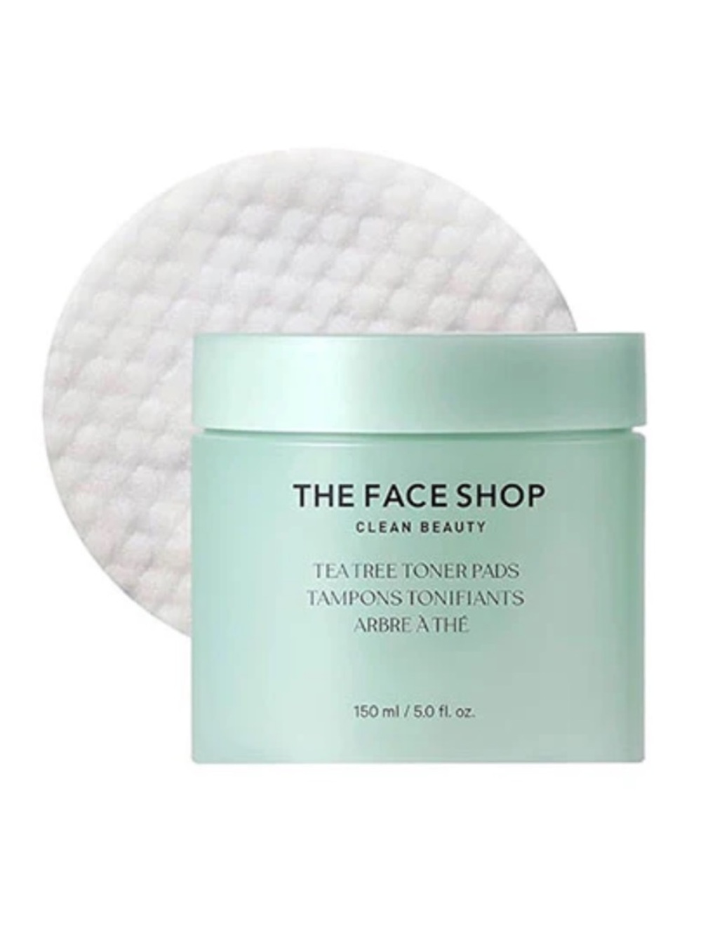 New The Face Shop Korean Beauty Tea Tree Toner Pads